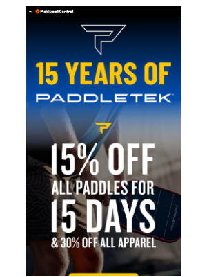PickleballCentral - Paddletek: Performance that wins 🏆
