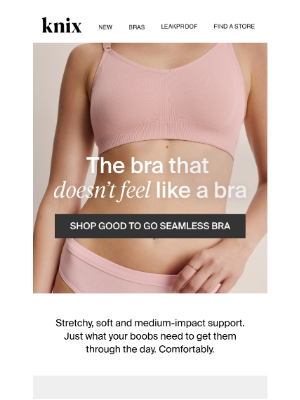 Knix - The all-purpose, all-comfort bra😌