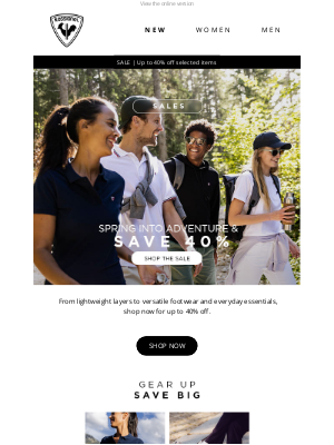 Group Rossignol - Spring Gear, Outlet Prices — Up to 40% Off