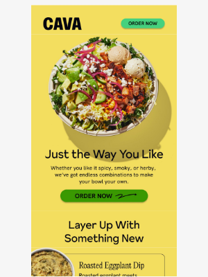 CAVA - Build your dream bowl