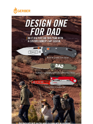Gerber Gear - Build a Custom Gift For Dad
