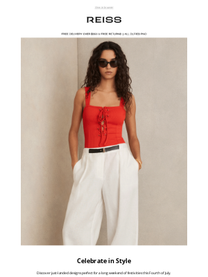 Reiss (United Kingdom) - Celebrate the Fourth of July in Style