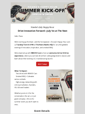 Hawke Media - A Summer Mixer Built for Marketers, Founders & VCs
