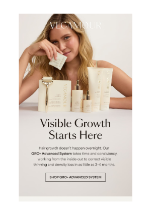 VEGAMOUR - Hair growth you can see—here's when 📈