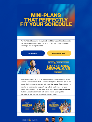 Golden State Warriors - Discover Your Ideal Ticketing Package: Tailored Games with Perks for Every Fan!