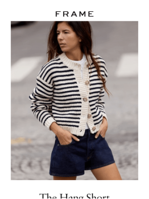 FRAME - A Bestseller, Shortened for Warmer Days