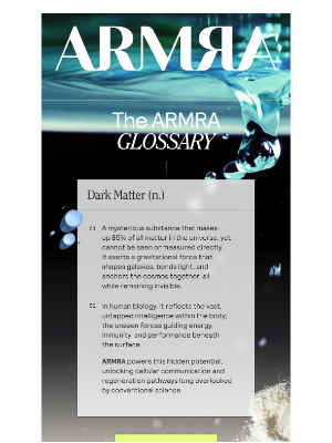 ARMRA - ARMRA GLOSSARY: Dark Matter