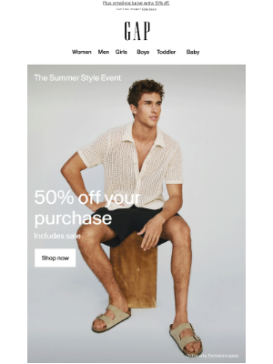 Hill City - You're receiving 50% off your purchase, including sale styles