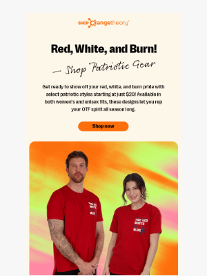 Orangetheory Fitness (Canada) - Rep Your OTF Spirit with Patriotic Gear!