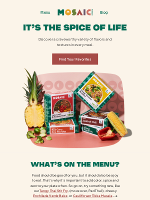 Mosaic Foods - Mix it up!