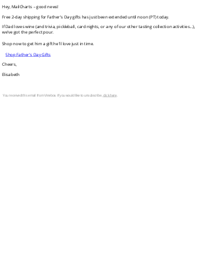 VINEBOX - Offer extended (order by NOON!)