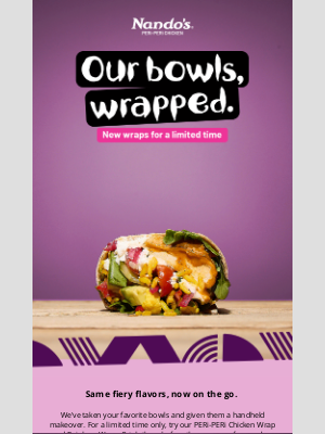 Nando's PERi-PERi - Get wrapped up in flavor. 🌯
