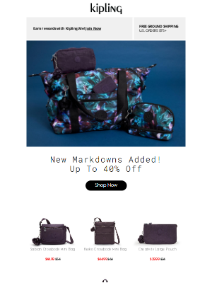 Kipling USA - New Markdowns Just Added!