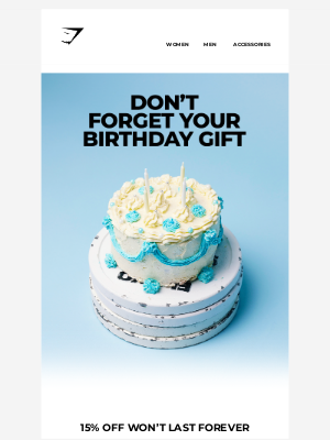 Gymshark (Australia) - Adam …did you forget your gift? 🎁