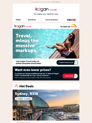 Kogan (Australia) - 🌴Tuyet, SAVE on the hottest hotels & holidays with Kogan Travel.