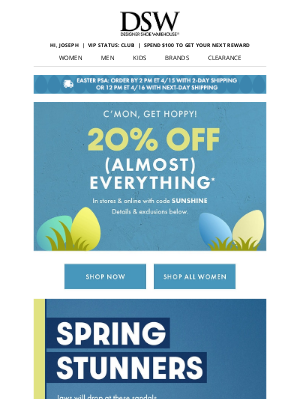 Designer Shoe Warehouse - Inside: sandals under $45 + 20% off!