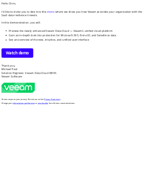 Veeam Software - Protect Your SaaS Data with Veeam Data Cloud