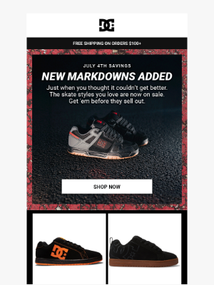 DC Shoes - SAME STYLES, NEW LOW PRICES