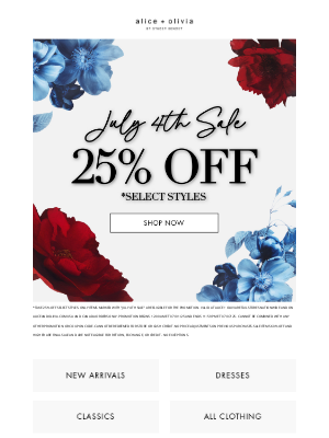 alice + olivia - THE JULY 4TH SALE✨