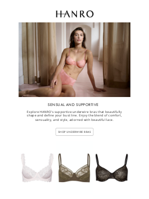 Hanro of Switzerland - Sensual and Supportive Underwire Bras