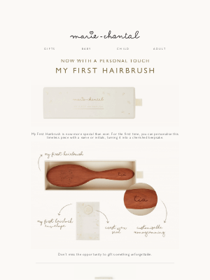 Marie-Chantal - Make It Personal: My First Hairbrush