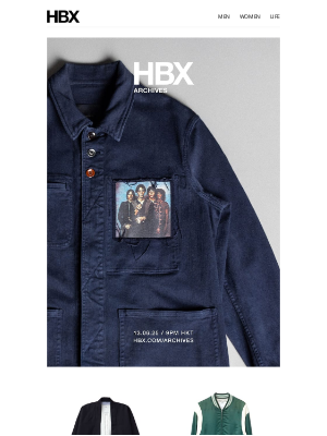 HYPEBEAST - HBX Archives Preview: 13 June/9AM EST/9PM HKT Release