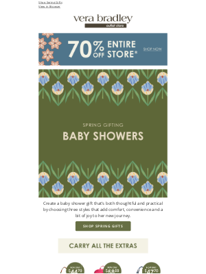 Vera Bradley - Spring Gift Series: Baby Showers