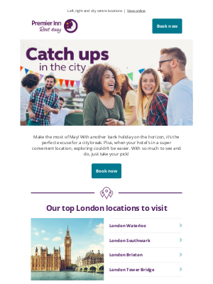 Premier Inn (United Kingdom) - Everyone loves a city break. Here's something for you!