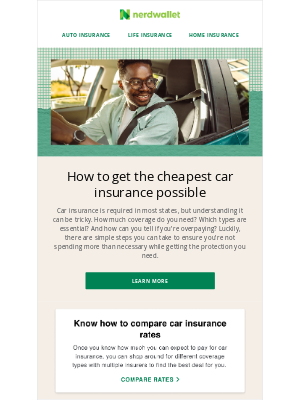 NerdWallet - Are you overpaying for car insurance?