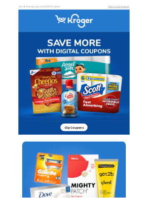 The Kroger Co. - Cool New Deals ☃️ in Your Weekly Ad | Use 5 Times Coupons | $5 OFF Self-care Items