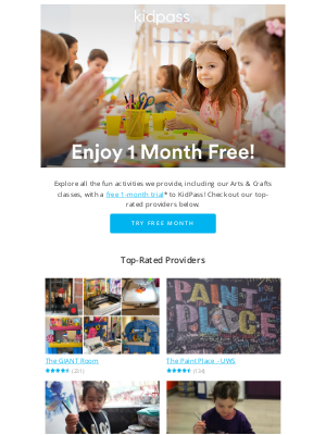 KidPass - Enjoy a Free 1-Month Trial!👏