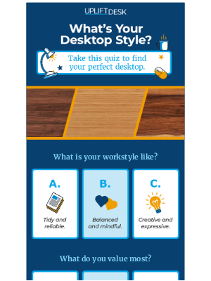 Uplift Desk - Take the Quiz: What's Your Desktop Style?