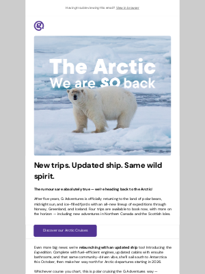 G Adventures - We are SO back — and heading north