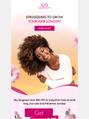 Hairfinity - 30% OFF on Scalp Elixir Only!