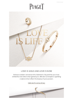 Piaget - Happy Valentine’s Day, from Piaget.