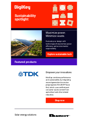 Digi-Key Electronics - Build the future. Sustainably.