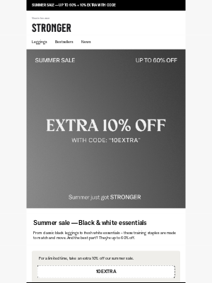 STRONGER - The colours that go with everything – on sale