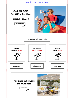 Aosom - Celebrate Dad with gifts he’ll actually use — and love.