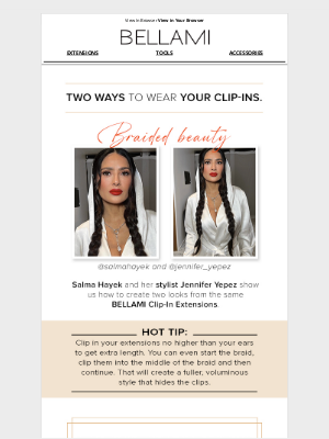 BELLAMI Hair - Creating multiple looks with the same extensions