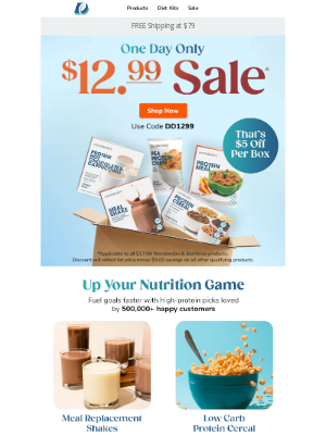 Diet Direct - ⚡ONE DAY SALE⚡ $5 OFF Every Box Is Waiting