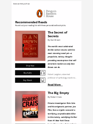 Penguin Random House - Found: Your Next Great Read