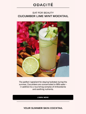 Odacité - Cheers! A drink for you & your skin