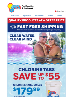 In The Swim - Starting Now: Save $50 on Select Pool Cleaners!