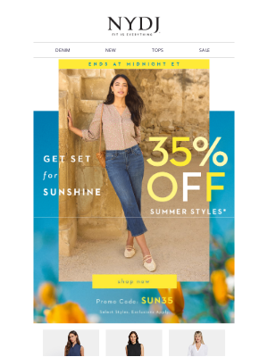 NYDJ - LAST DAY of Summer at 35% Off