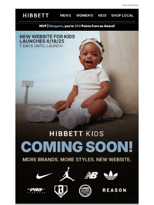Hibbett Sports - Big News for Little Kicks 👟 Coming Soon!