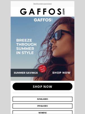 Gaffos - Catch the Sun in Style – Shop Our Summer Collection! 🕶️