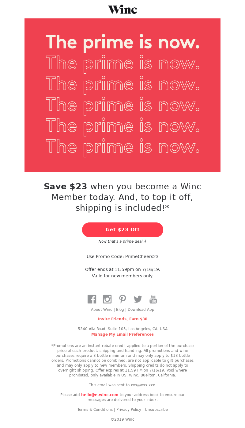 Winc - Amazon, who? This is the prime deal you need ✨