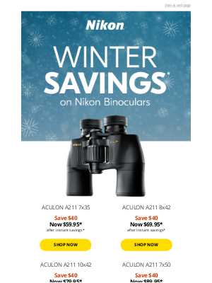 NikonUSA - Get Ready for Adventure – Binoculars on Sale!