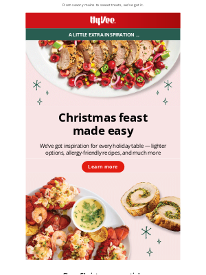 Hy-Vee - Make Christmas dinner magical ✨