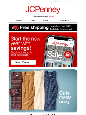 JCPenney - Is there a better way to start your week?